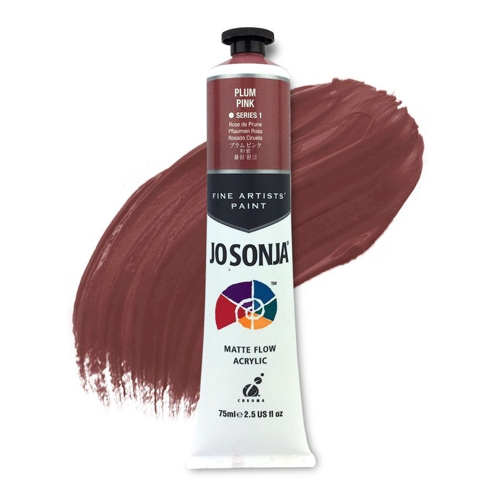 Jo Sonja's Artist Acrylic Paint - Plum Pink - 75ml