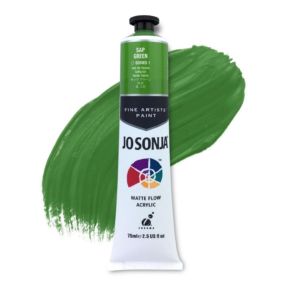 Jo Sonja's Artist Acrylic Paint - Sap Green - 75ml