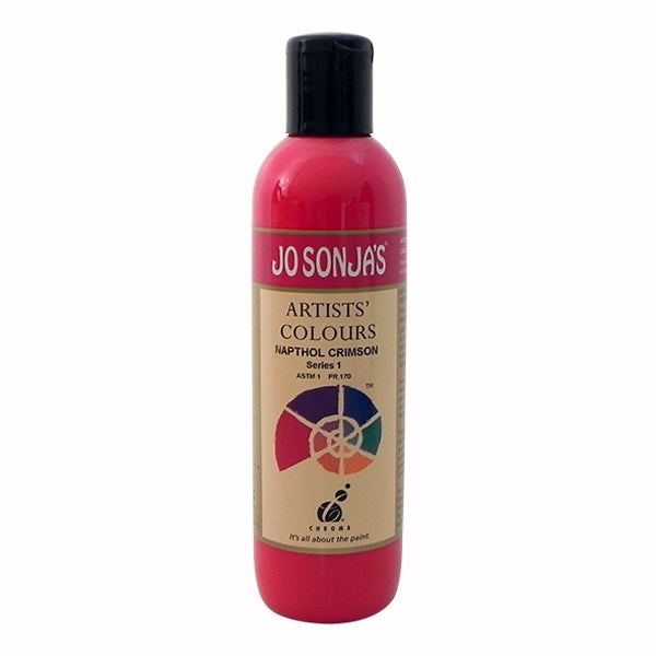 Jo Sonja's Artist Acrylic Paint - Napthol Crimson - 250ml