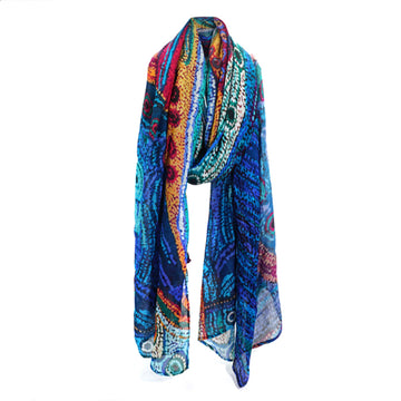 Organic Cotton Summer Scarf - Julie Woods