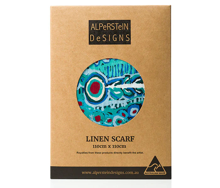 Linen Scarf - Murdie Nampijinpa Morris