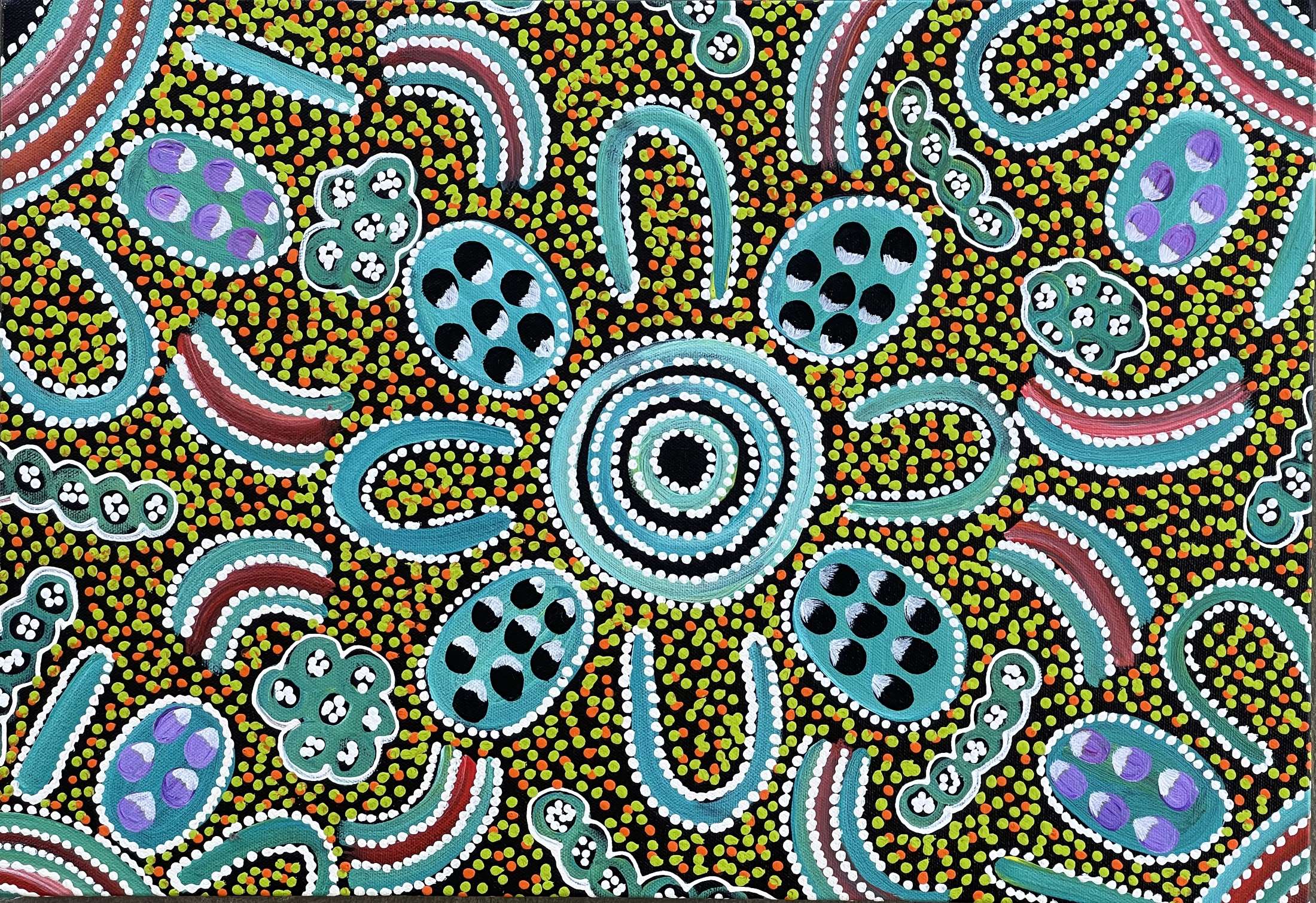 Lanita Numina - Women's Ceremony *Stretched ready to hang* .89-1