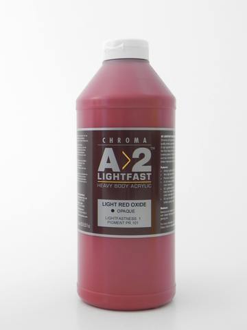 Chroma A2 Lightfast Heavy Boday Acrylic Paint - Light Red Oxide