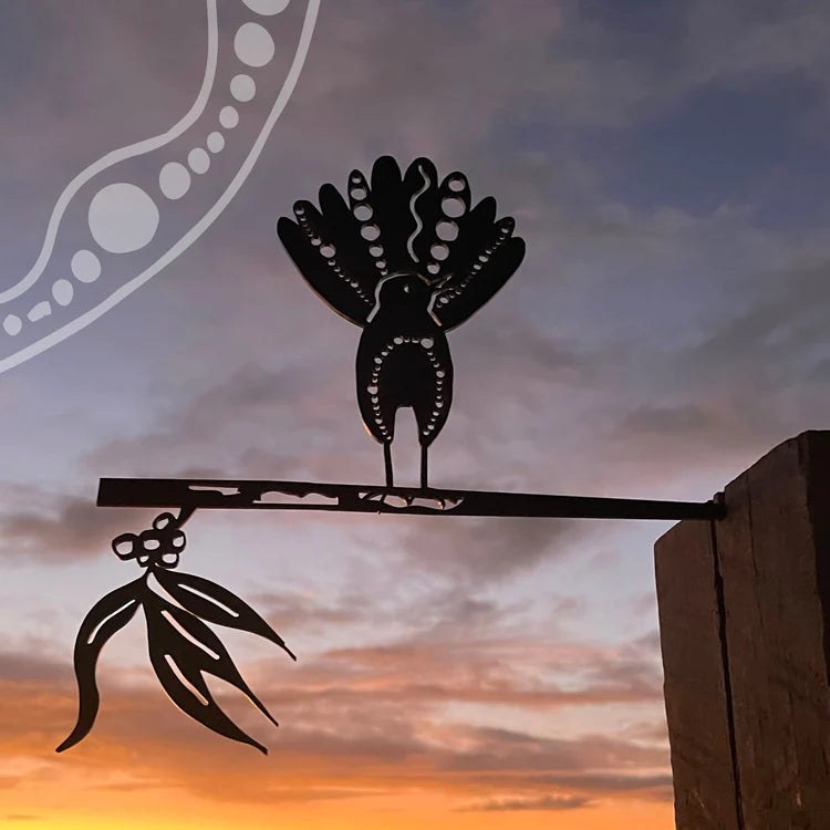 Metal Outdoor Art - Melanie Hava - Willie Wagtail