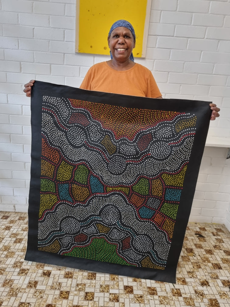 Jacinta Numina Waugh - Thorny Lizard - 107x89cm .13-4