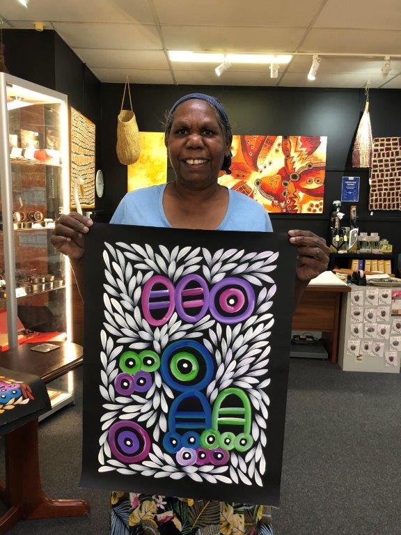 Jacinta Numina Waugh - My Country Atnangkerre - 53x38cm .50-10