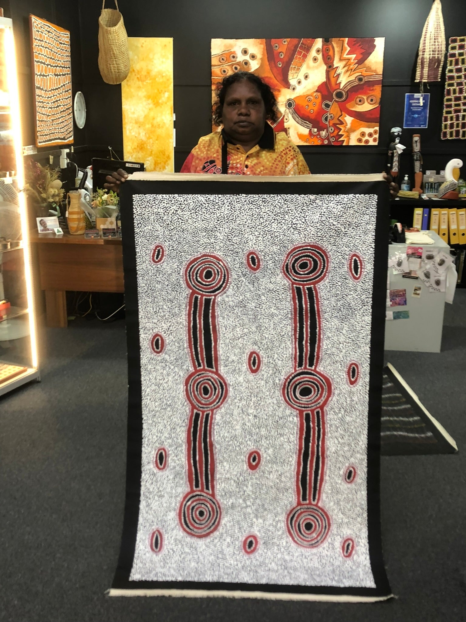 Debbie Nampijinpa Brown - Yumari Dreaming .65-3