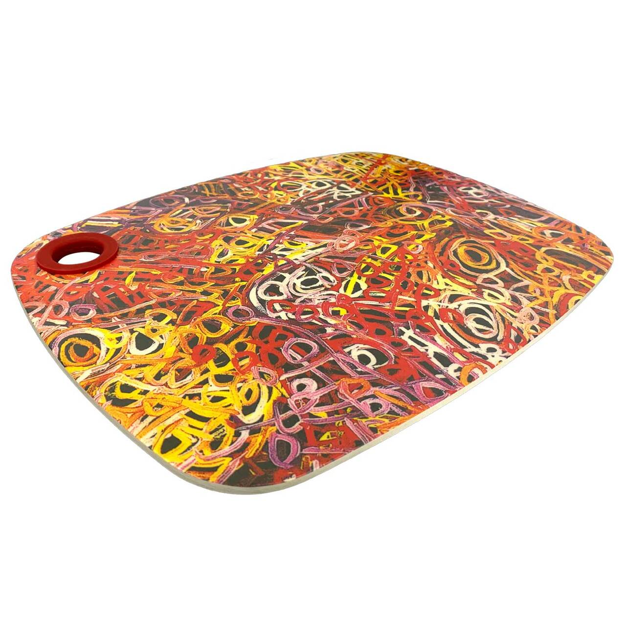 Bamboo Cheese/Cutting Board - Charmaine Pwerle