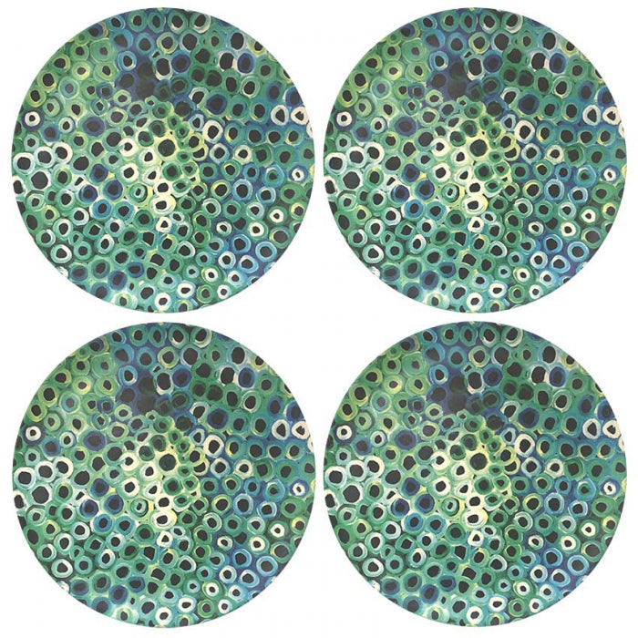 Bamboo Plate Set - Lena Pwerle - Green