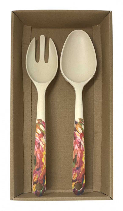 Bamboo Salad Server - Gloria Petyarre