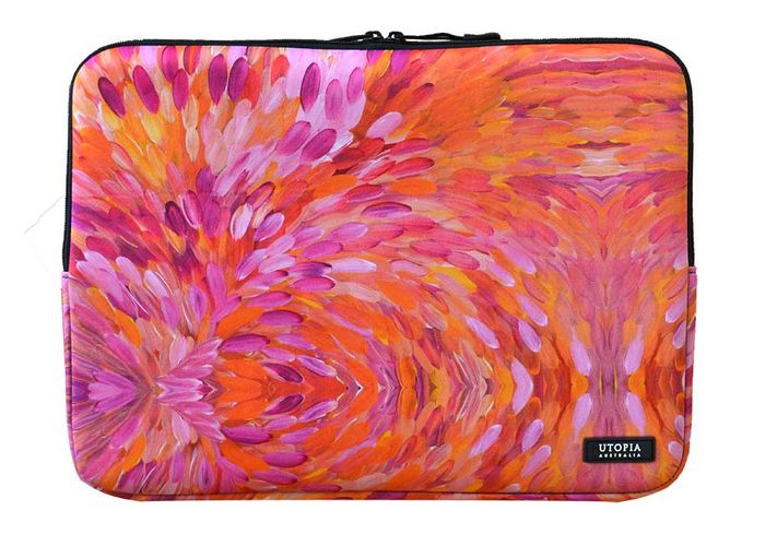 Neoprene Laptop Sleeve - Gloria Petyarre - Pink