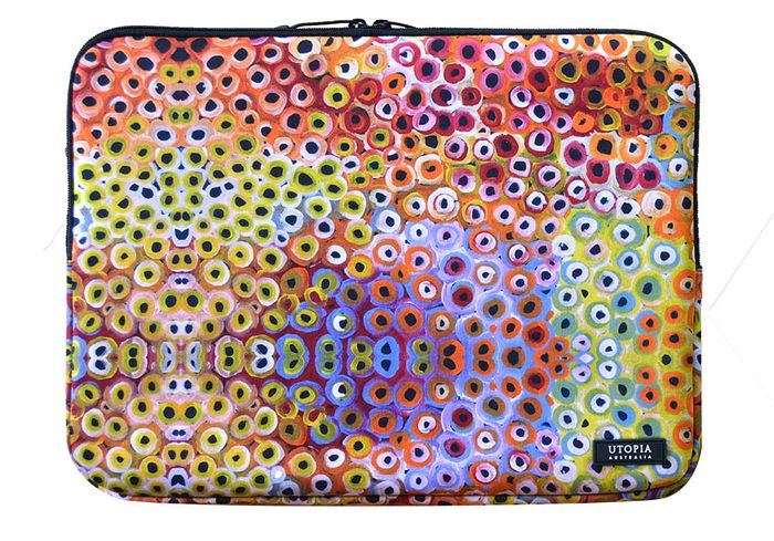 Neoprene Laptop Sleeve - Lena Pwerle - Orange