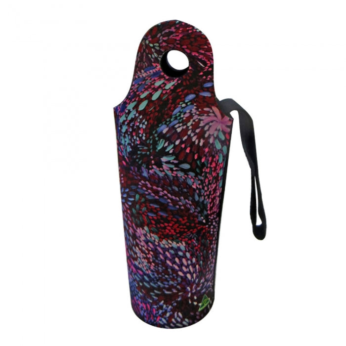 Water Bottle Cooler - Janelle Stockman - Purple