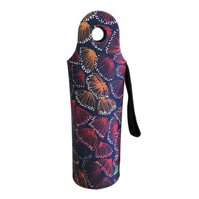 Water Bottle Cooler - Selina Teece Pwerle - Gum Blossoms