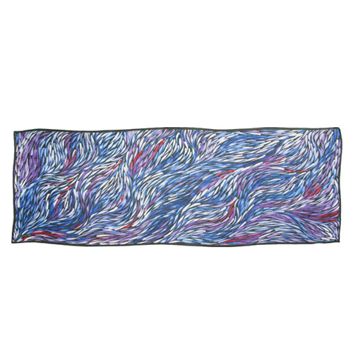 Silk Scarf - Jeannie Petyarre - Purple