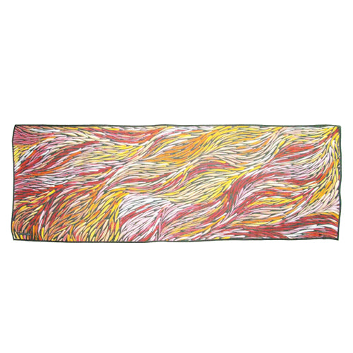 Silk Scarf - Jeannie Petyarre - Orange