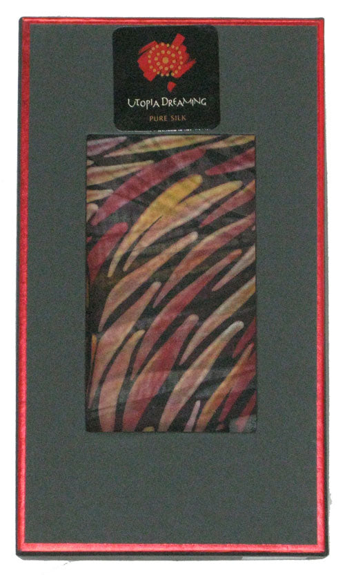 Silk Scarf - Jeannie Petyarre - Orange