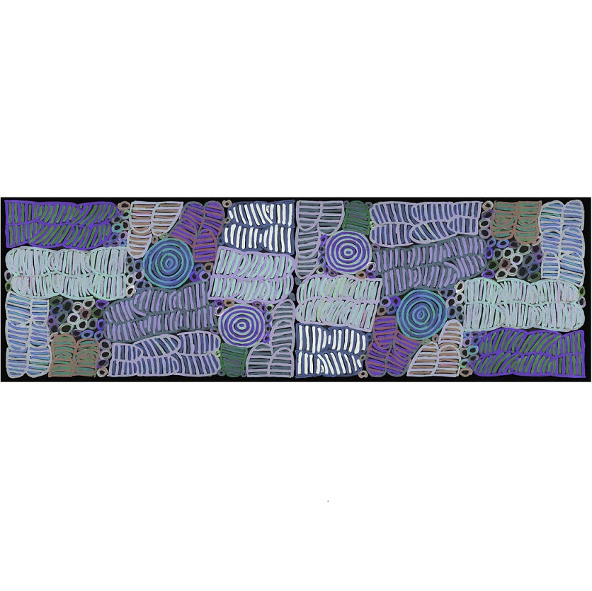 Silk Scarf - Betty Mbitjana - Purple