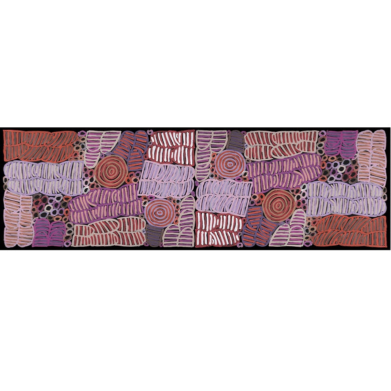 Silk Scarf - Betty Mbitjana - Rust
