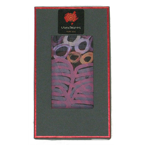 Silk Scarf - Betty Mbitjana - Rust