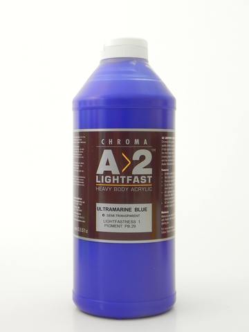 Chroma A2 Lightfast Heavy Boday Acrylic Paint - Ultramarine Blue