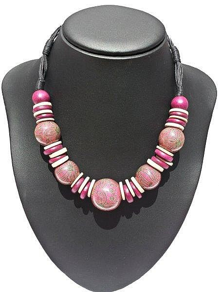 Necklace - Maureen Hudson Nampajimpa - Pink