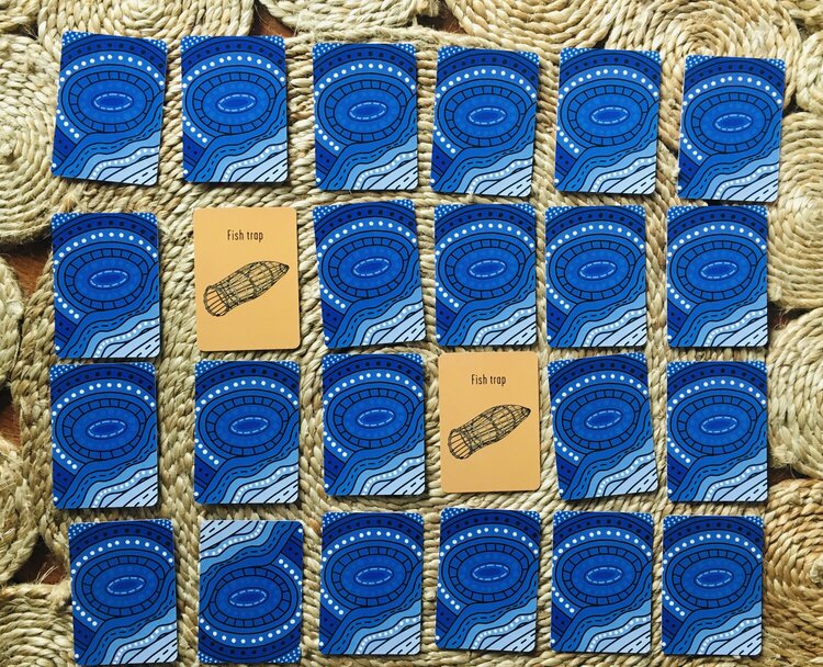 Aboriginal Tools Memory Card Game