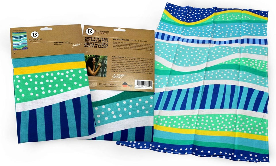 Tea Towel - Jedess Hudson - Rainbow Reef