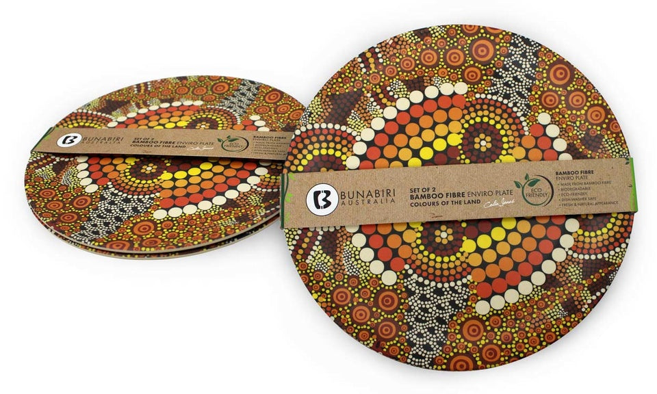 Bamboo Plate Set of 2 - Colin Jones - Land