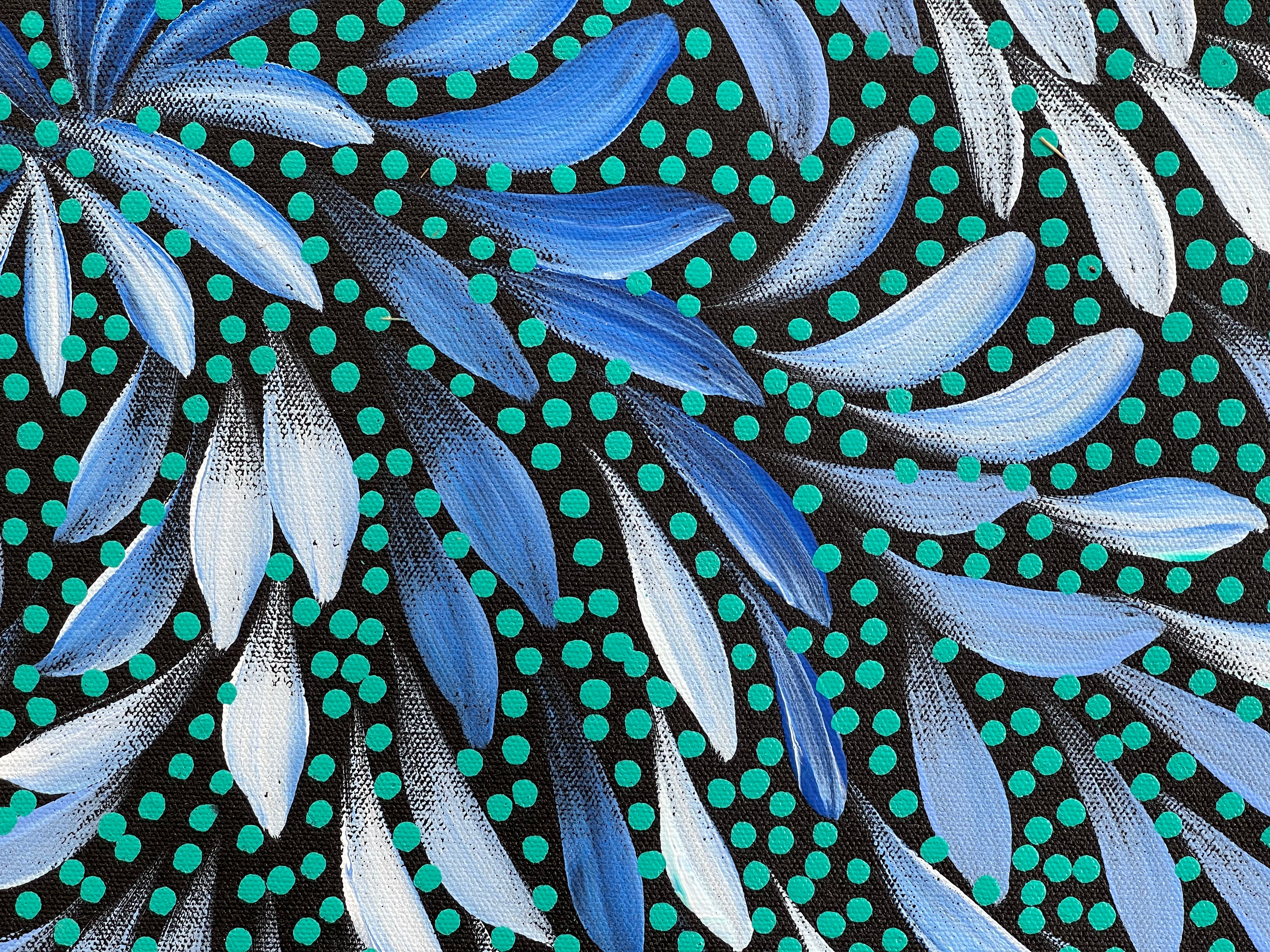 Caroline Numina - Seeded Bush Medicine Leaves - 30x97cm .88-9