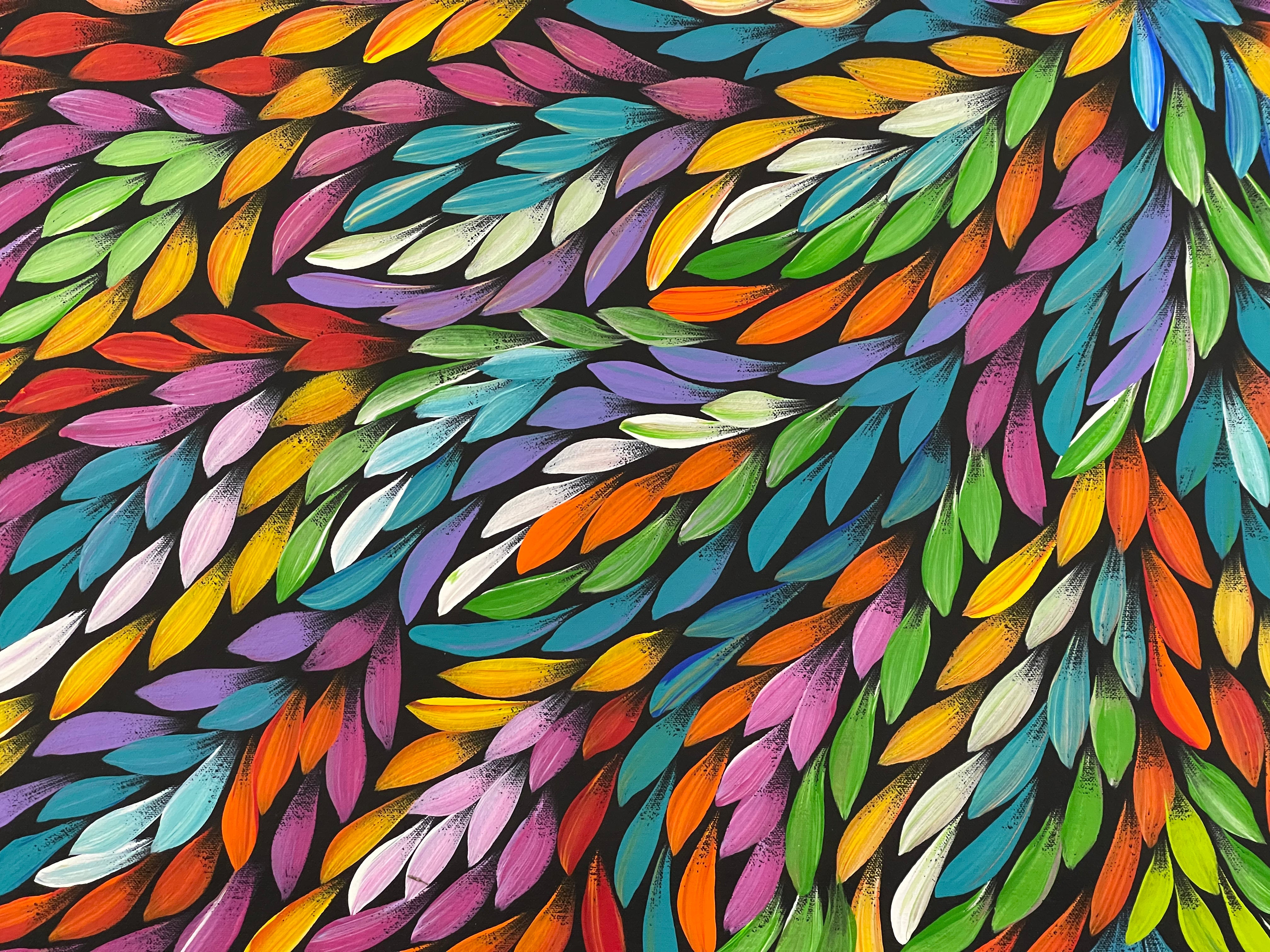 Jacinta Numina - Bush Medicine Leaves - 95x80cm .59-11
