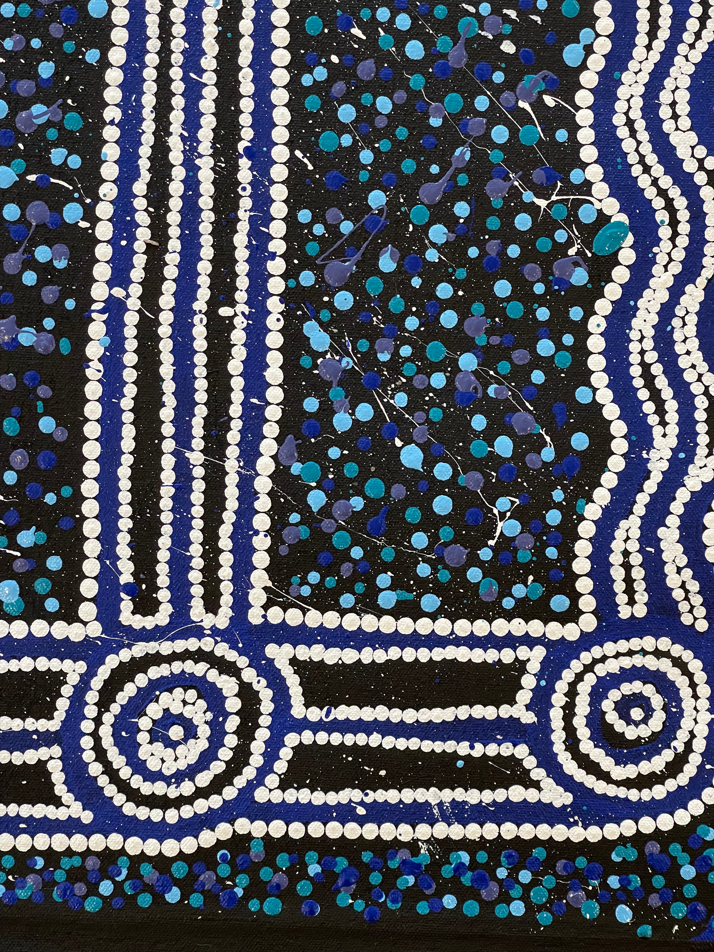 Julie-Anne Nampijinpa Rice - Ngapa Jukurrpa (Water Dreaming)