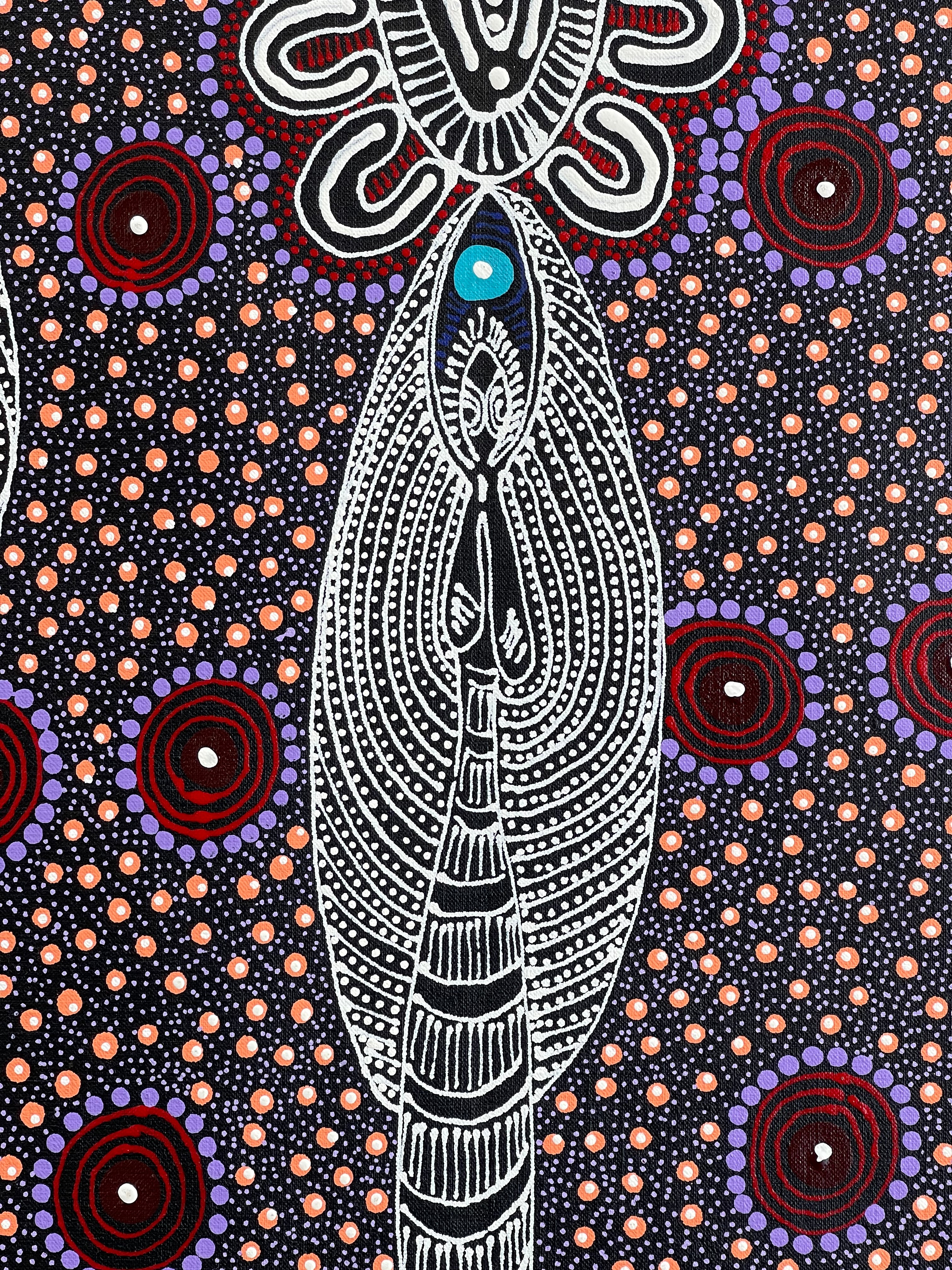 Colleen Wallace - Dreamtime Sisters - 60x60cm  .24