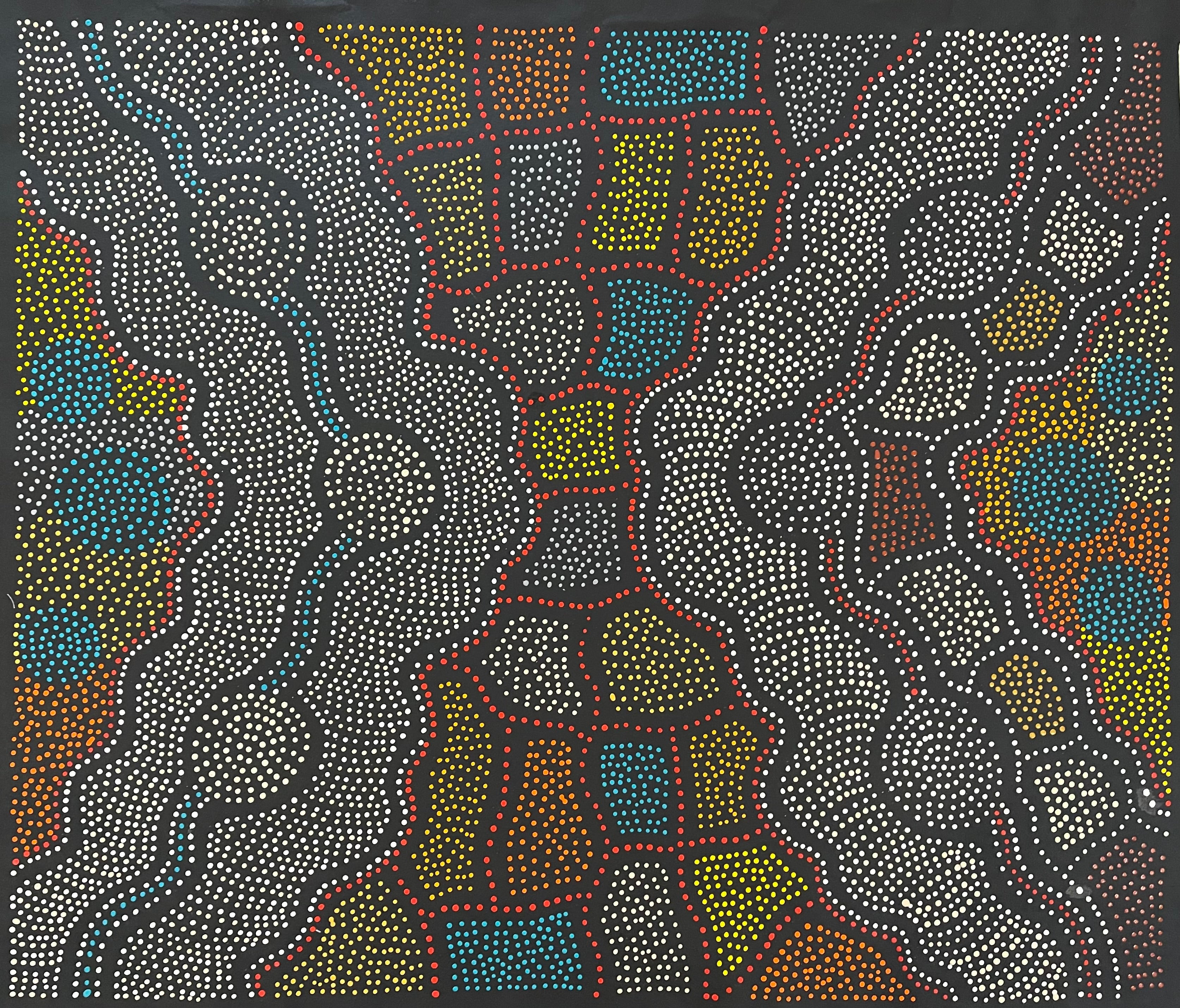 Jacinta Numina Waugh - Thorny Lizard - 106x89cm .13-2