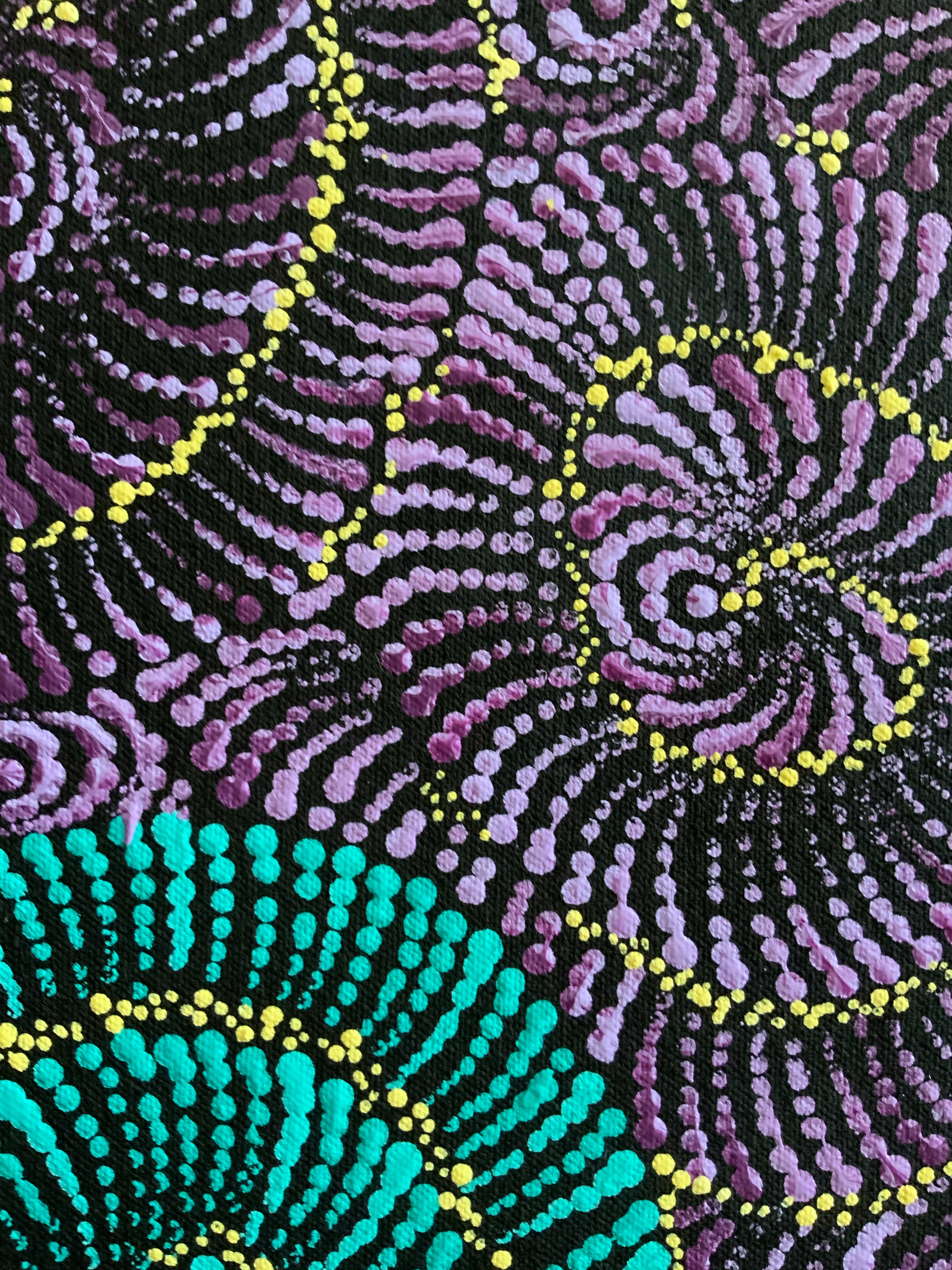 Maria Nampijinpa Brown - Pamapardu Jukurrpa (Flying Ant Dreaming)