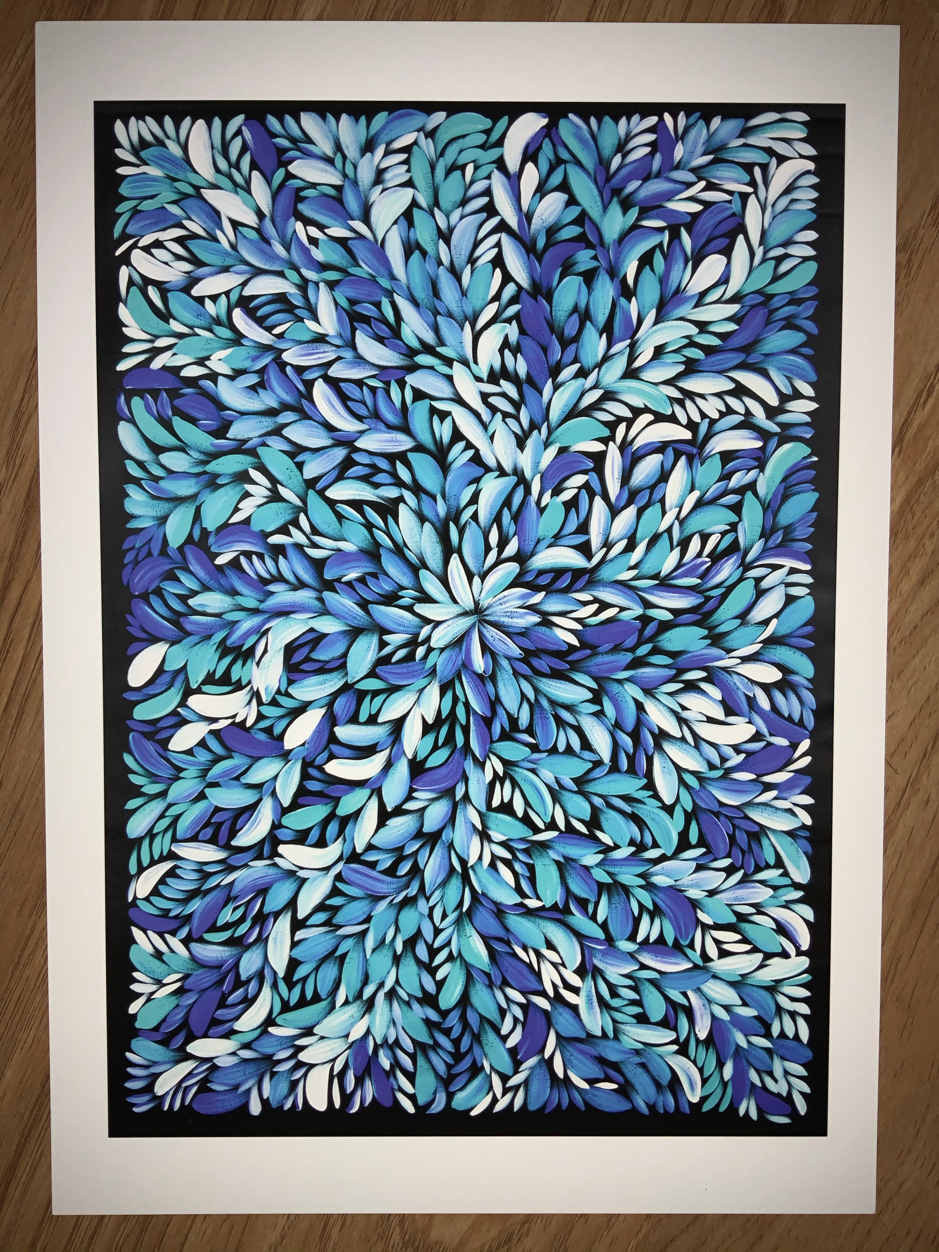 Print - Louise Numina - Blue Centre