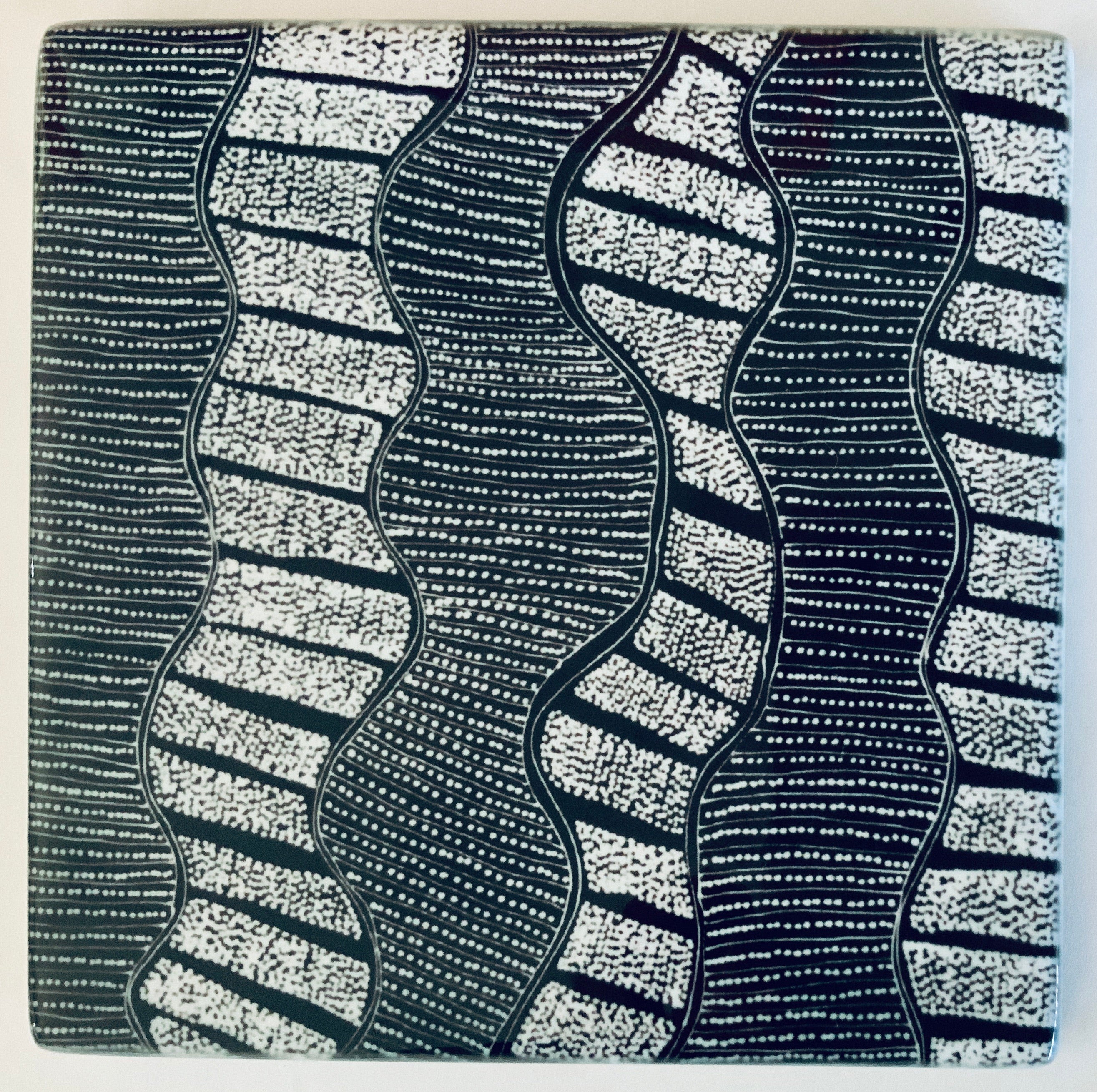 Ceramic Coaster - Lanita Numina - Mud Cracks