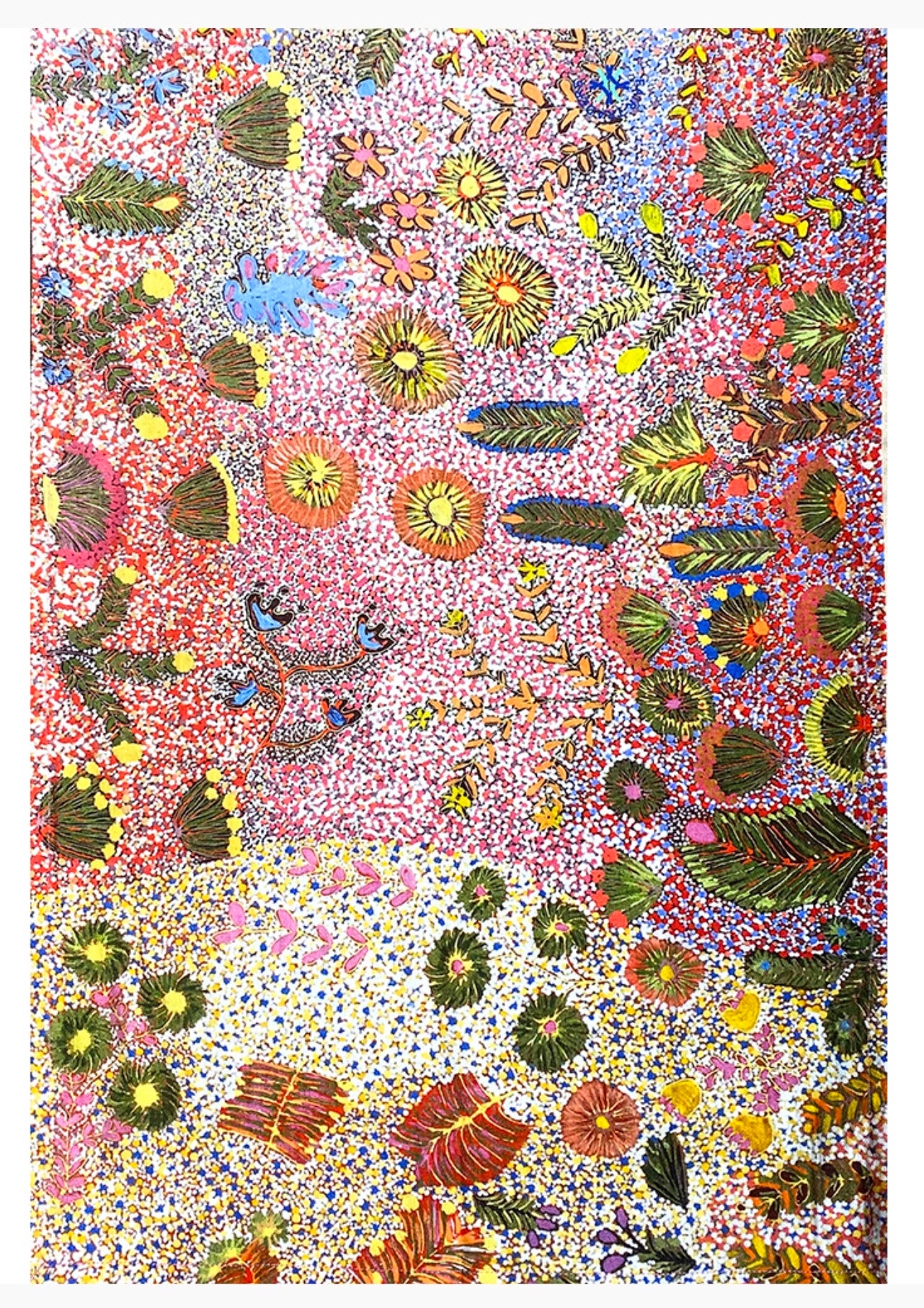 Cotton Tea Towel - Julienne Ngwarraye Morton