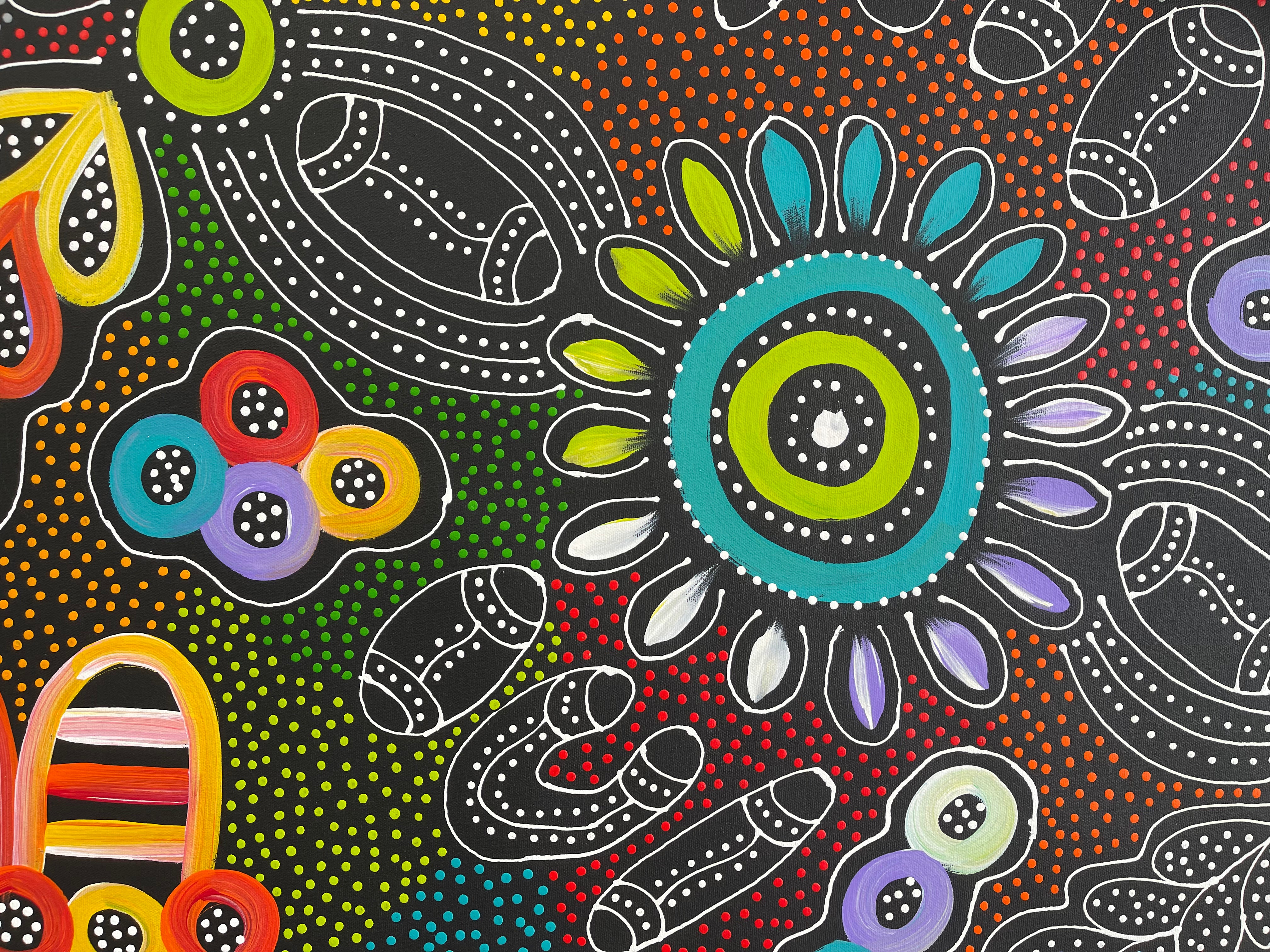 Jacinta Numina Waugh - My Country Atnangkerre - 98x69cm .59-8