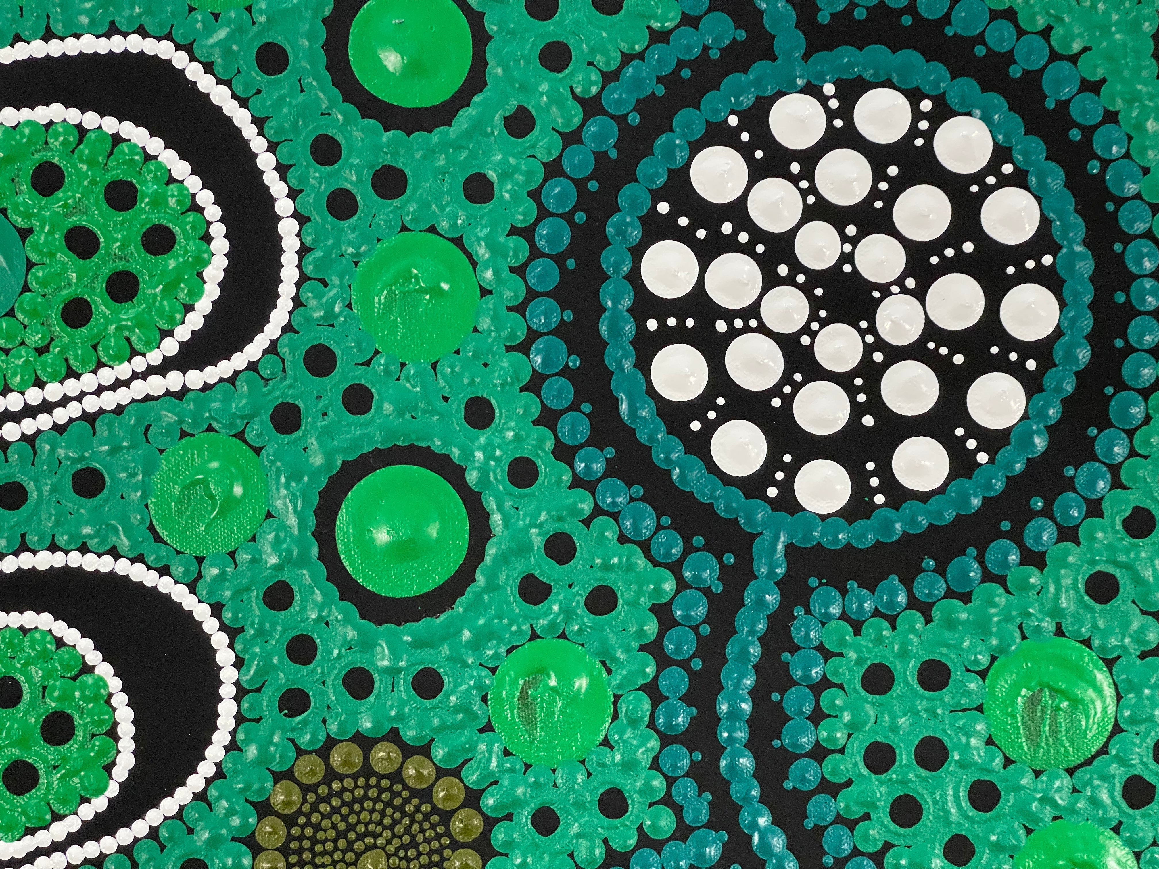 Tony Sorby - Journey Tracks to Sacred Sites - 60x60cm .71-3