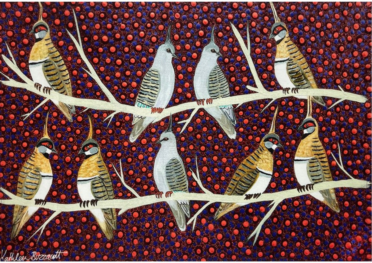 Cotton Tea Towel - Kathleen Buzzacott - Spinifex Pigeon