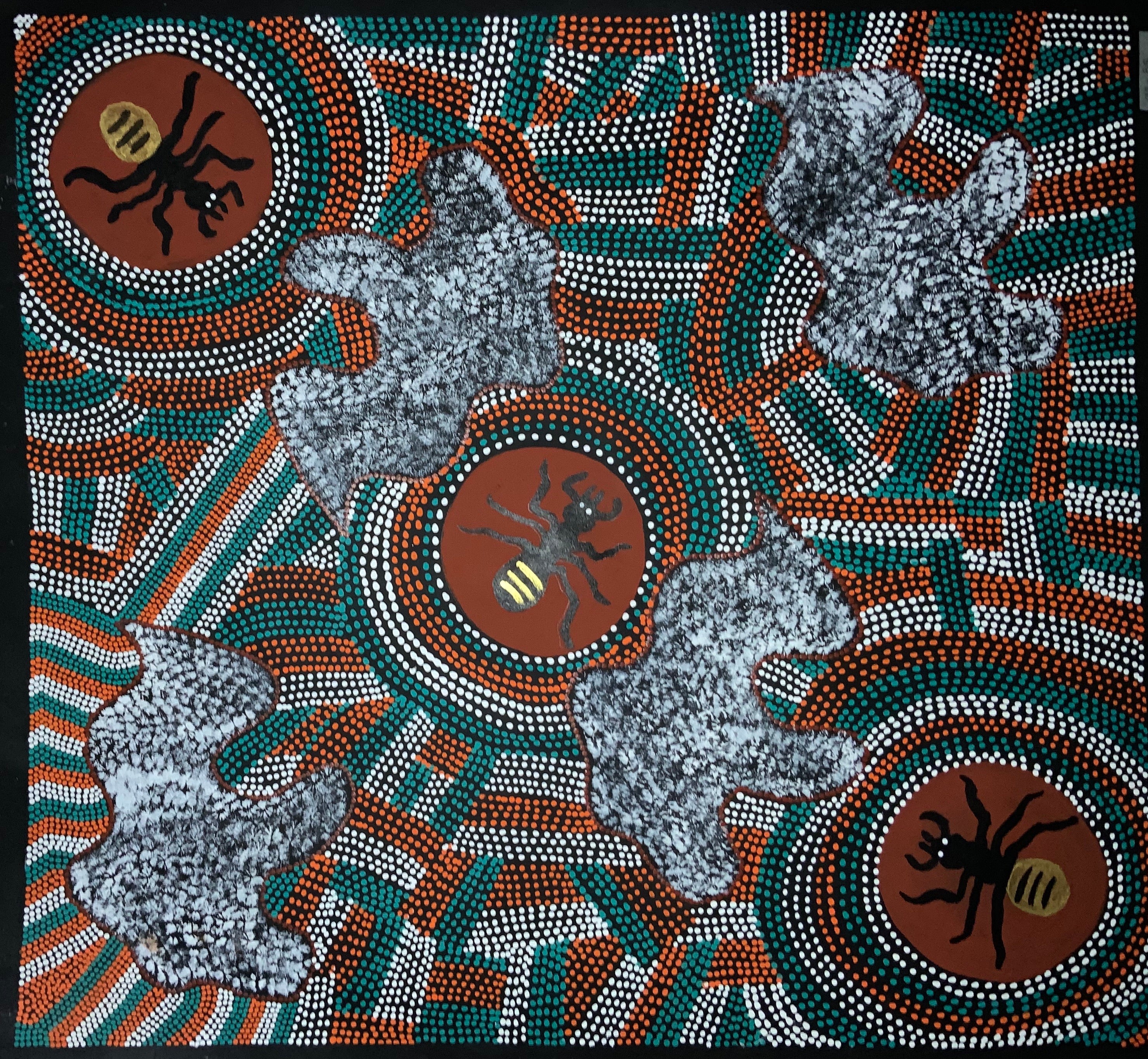 Sharon Turner - Bush Tucker - 93x85cm .64-1