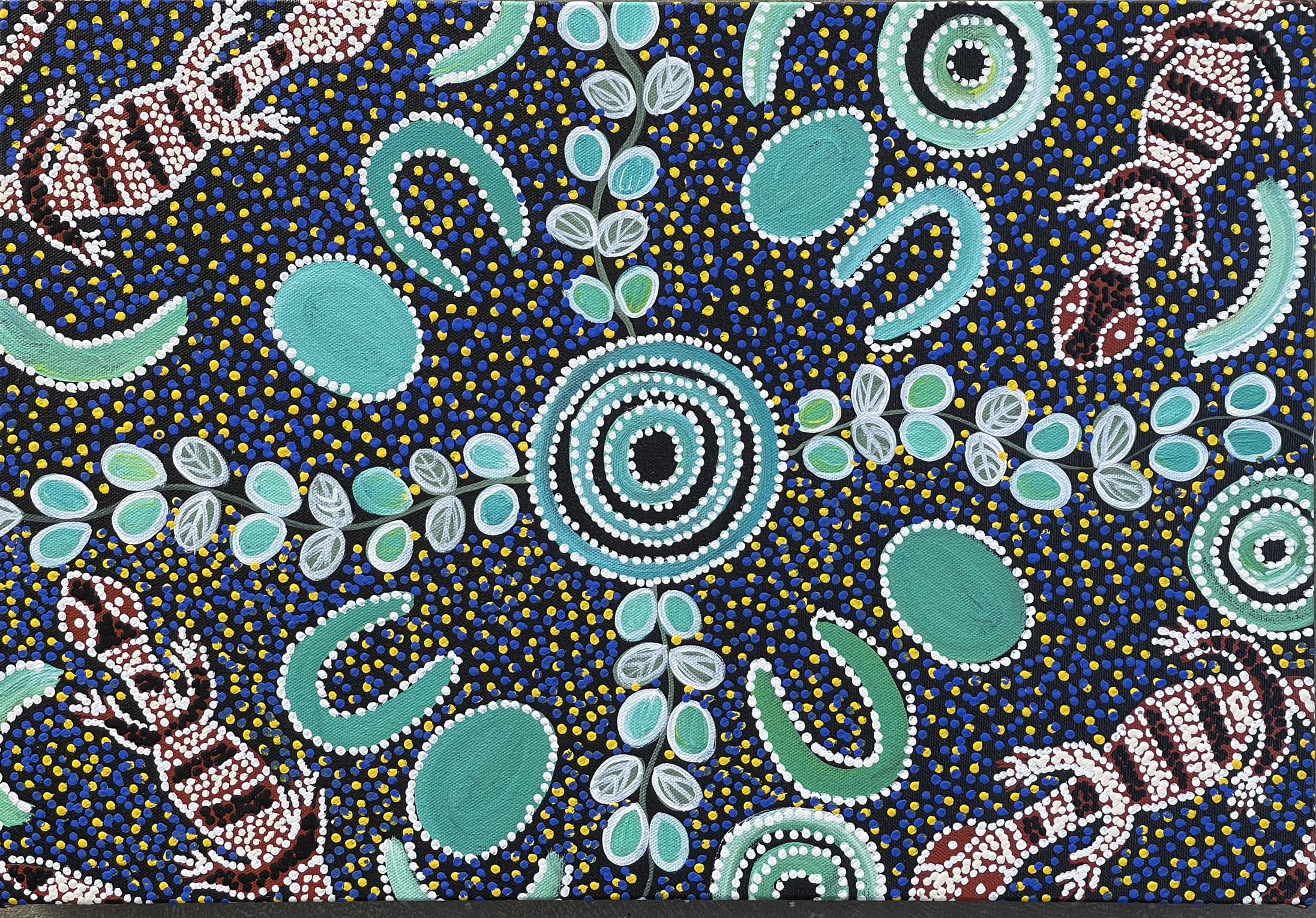 Lanita Numina - Women's Ceremony *Stretched ready to hang* .89-2