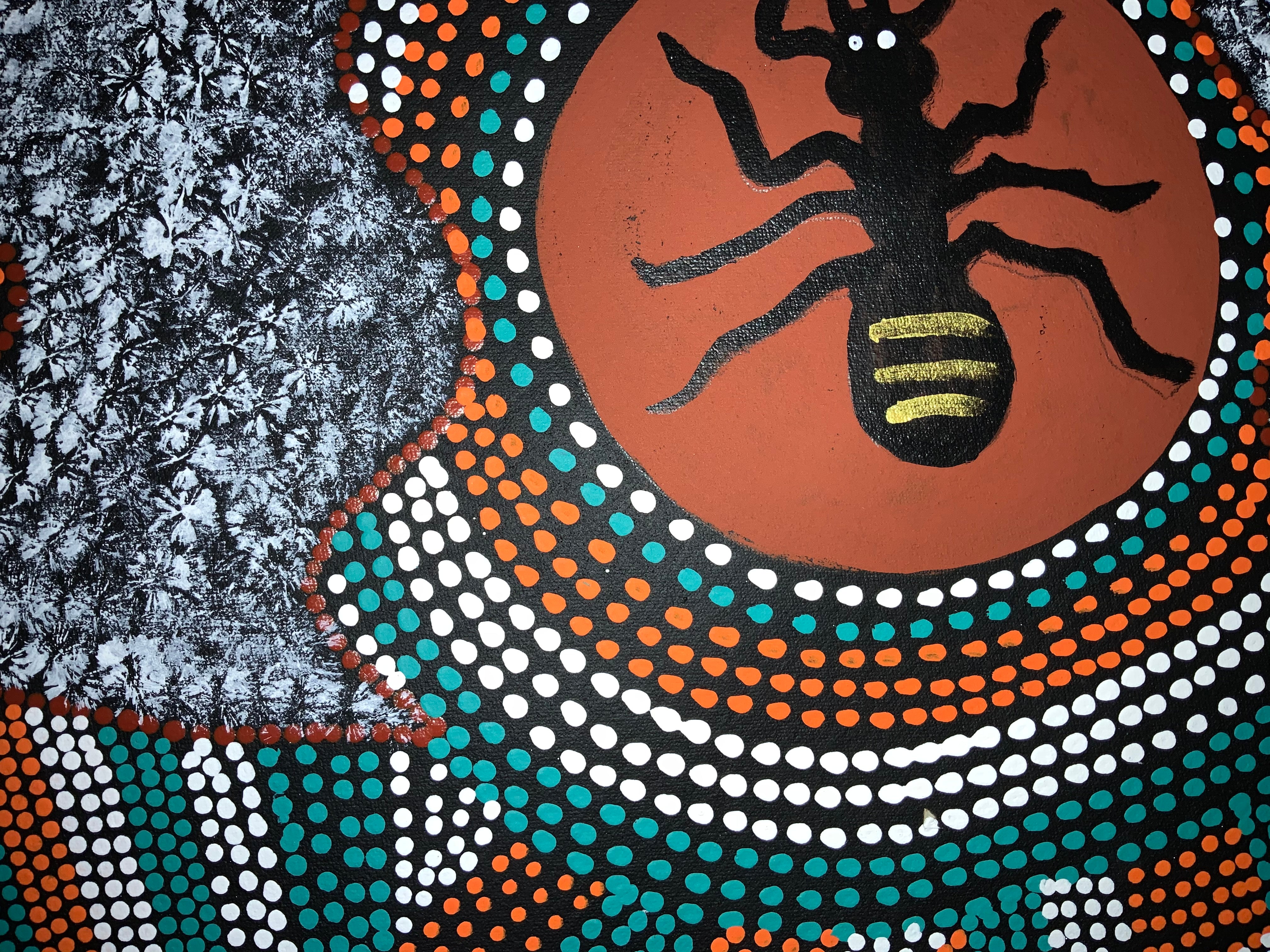 Sharon Turner - Bush Tucker - 93x85cm .64-1