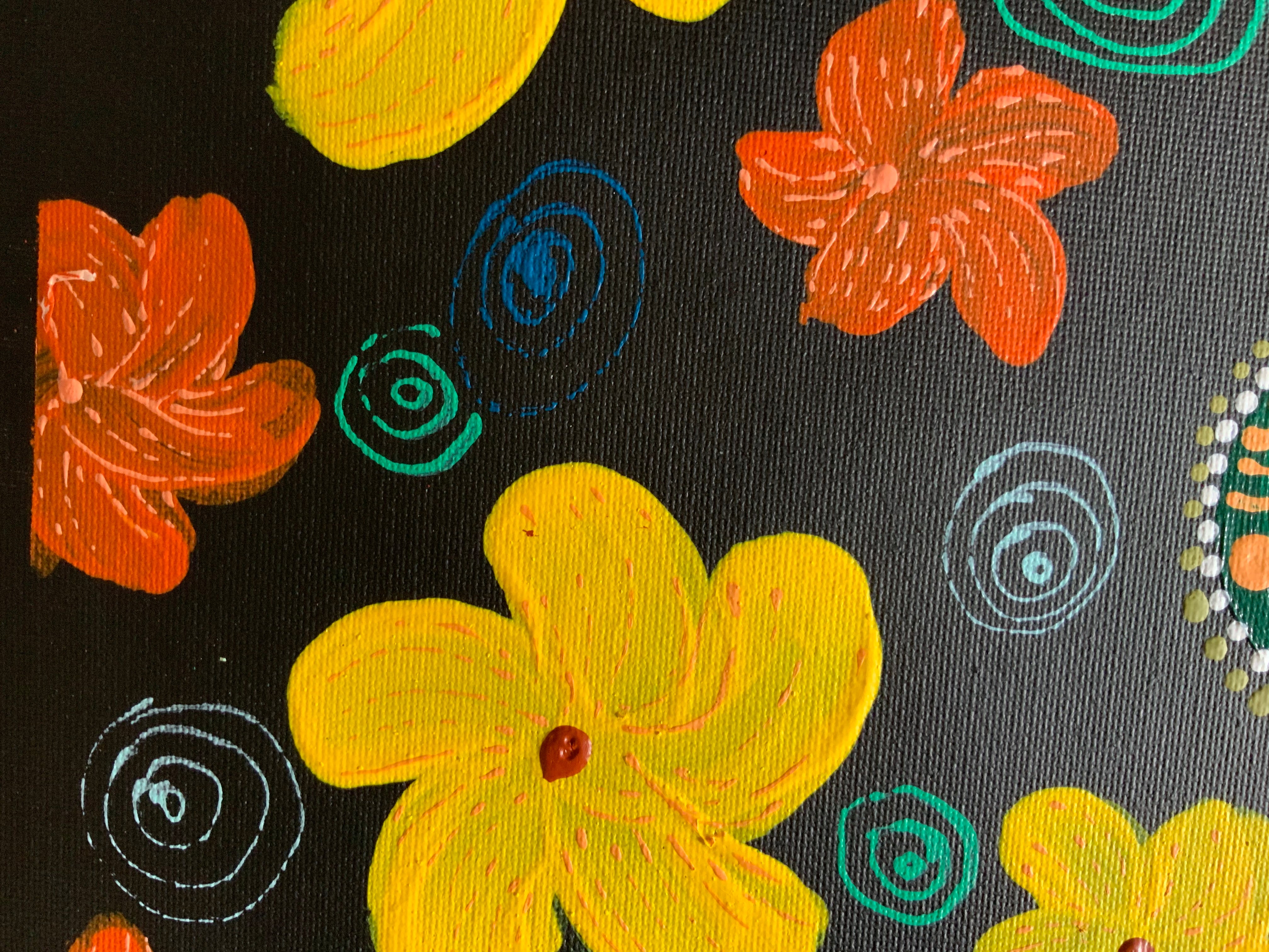 Deidre Rosier - Begonia Festival Painting - 36x50cm .21-7