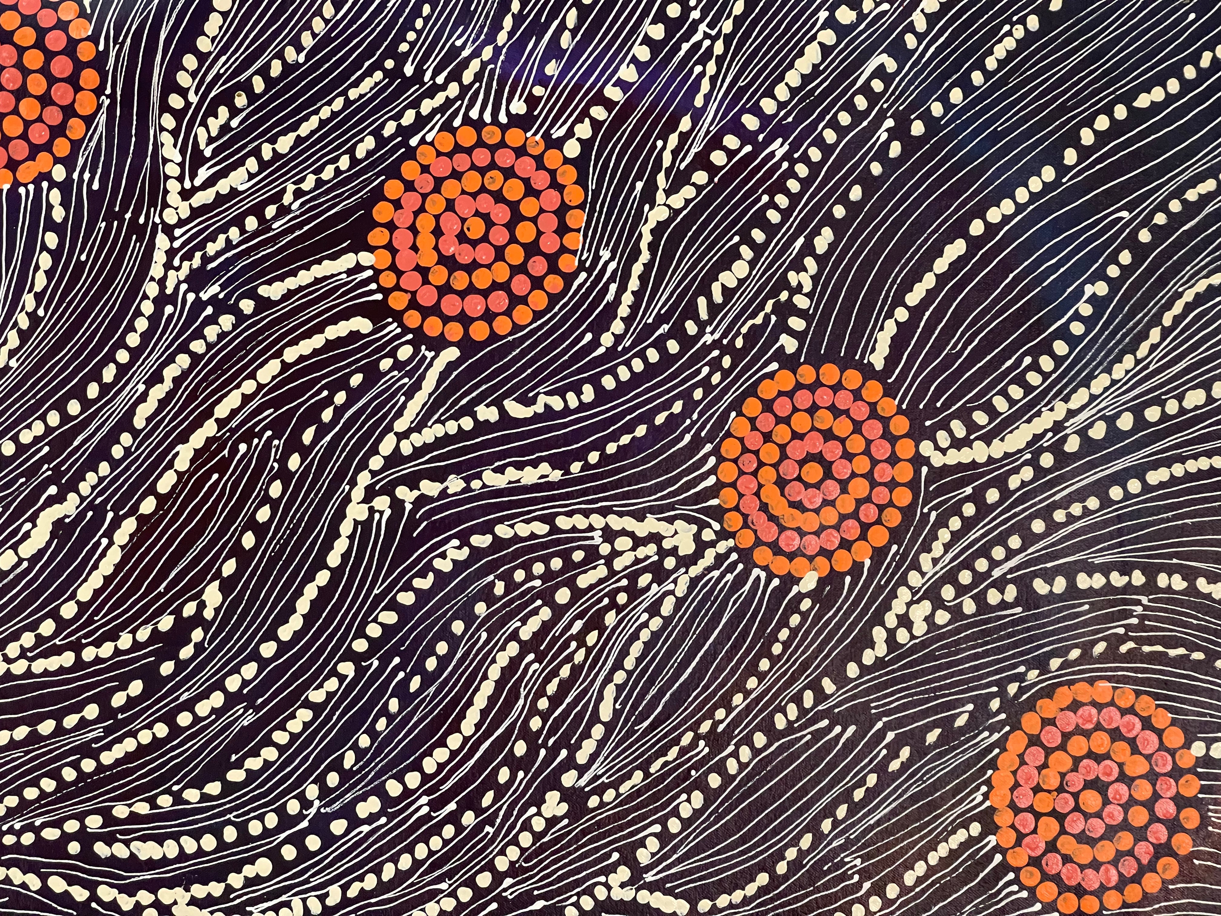 Maria Nampijinpa Brown - Seven Sisters Dreaming .63-1