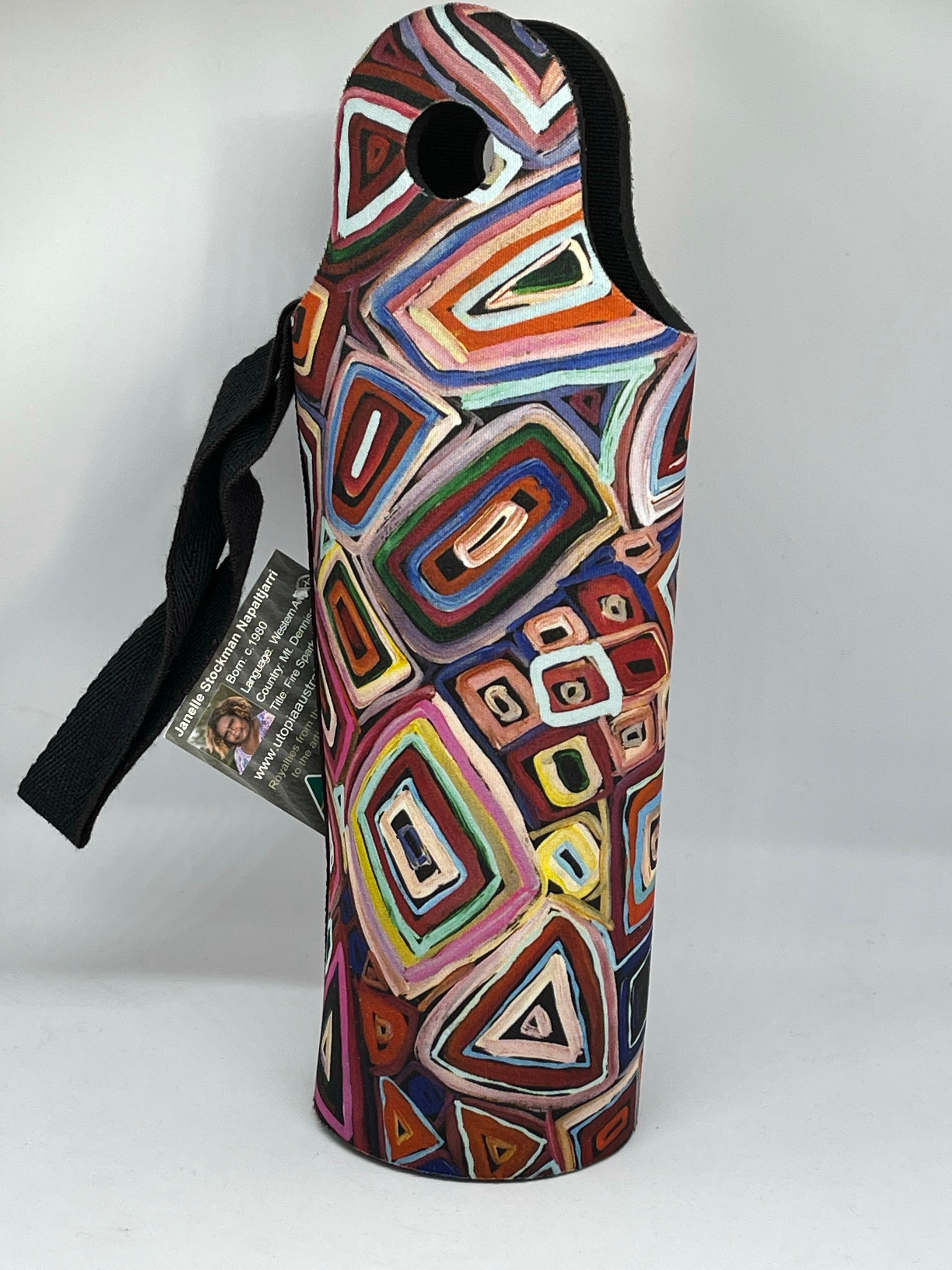 Water Bottle Cooler - Janelle Stockman - Pastel