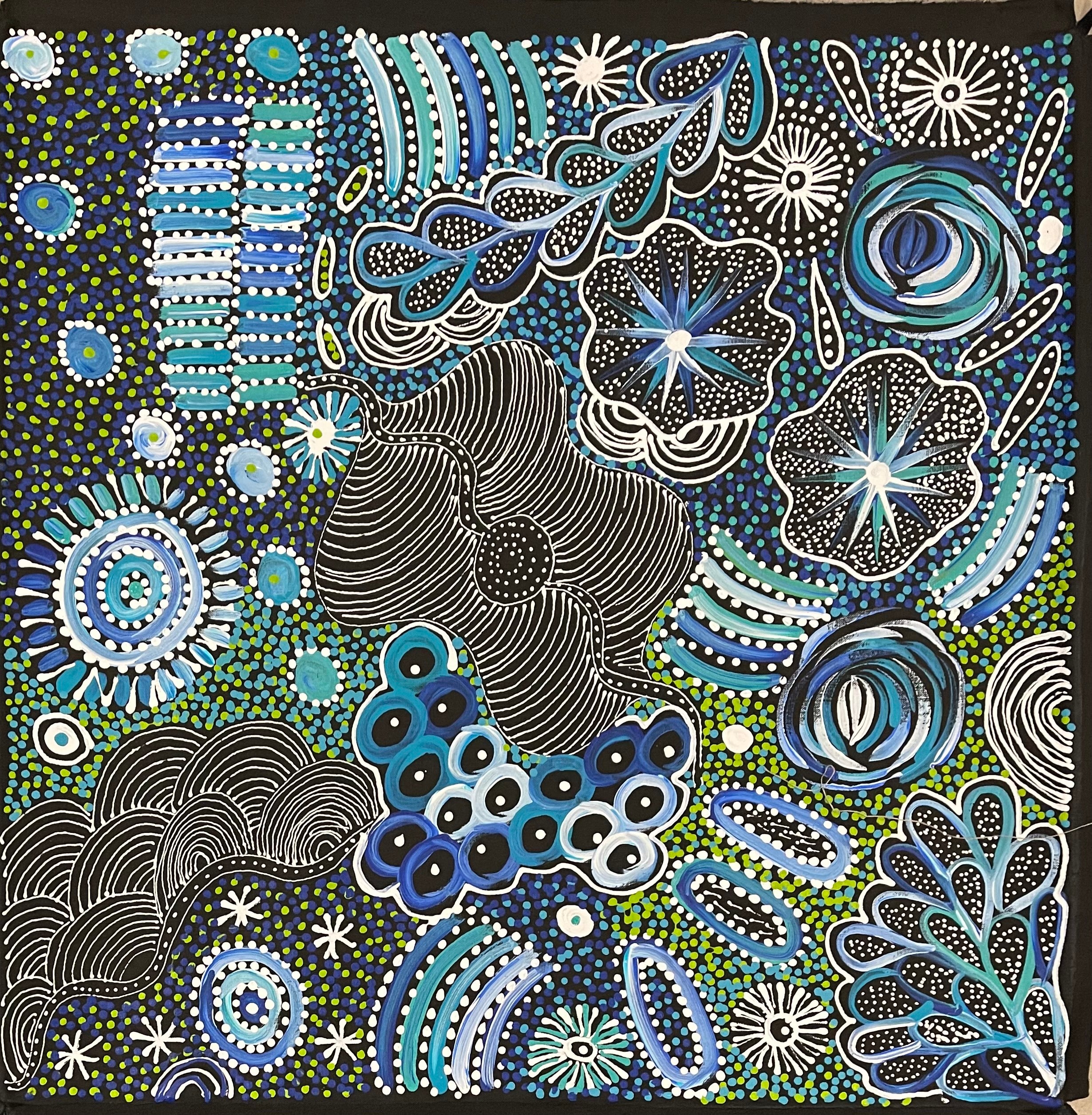 Janet Golder Kngwarreye - My Country .83