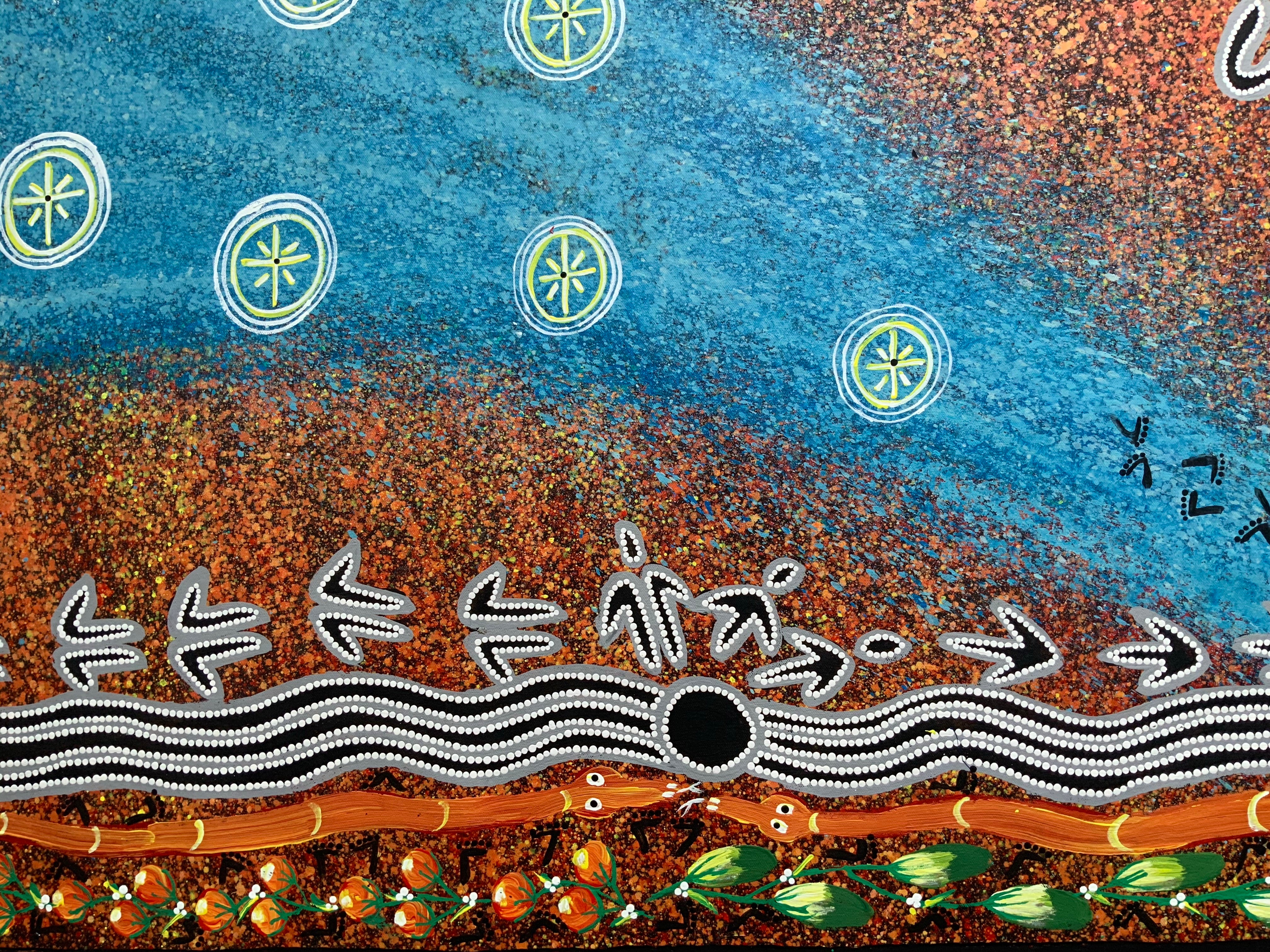Reggie Sultan - 93x141cm - Seven Sisters .26-5