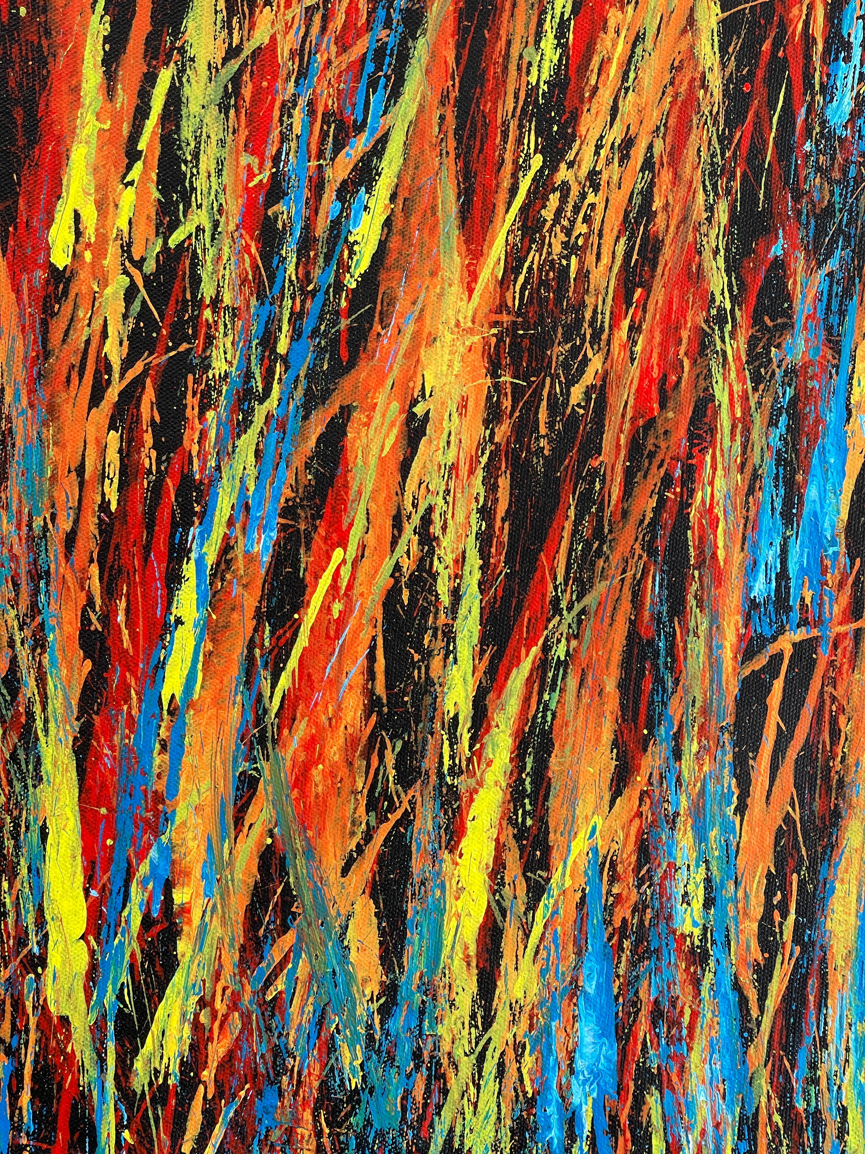 Reggie Sultan - 56x68cm - Bushfire Dreaming .90-2